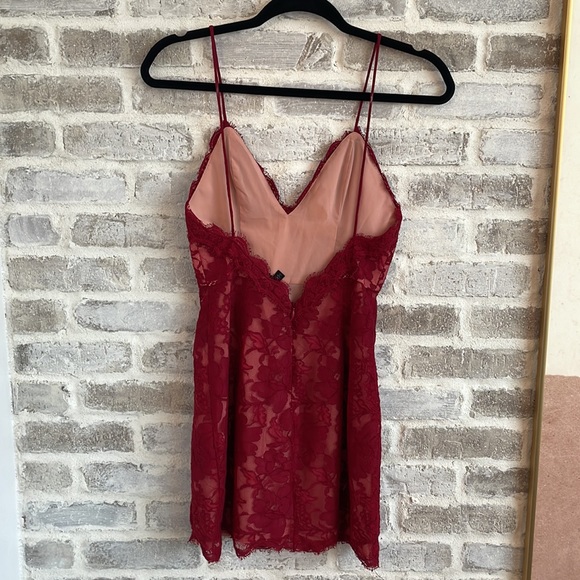 Red Lace NBD mini dress - Picture 3 of 5
